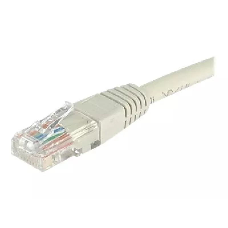 EXERTIS CONNECT Cat6 U/UTP Patchkabel, 0,5 m, Grau, RJ45, Snagless EXC848050