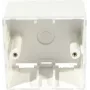 EXERTIS CONNECT Aufputzdose für RJ45 Keystone-Module, 2-Port, Reinweiß (272020)