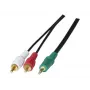 Exertis Connect 108791 Audiokabel 3 m 3,5 mm auf 2 x RCA Stecker Schwarz
