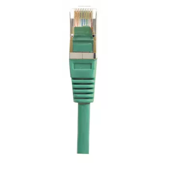EXERTIS CONNECT Cat.6 F/UTP Patchkabel, Grün, 1,0 m, Slim Snagless 842102