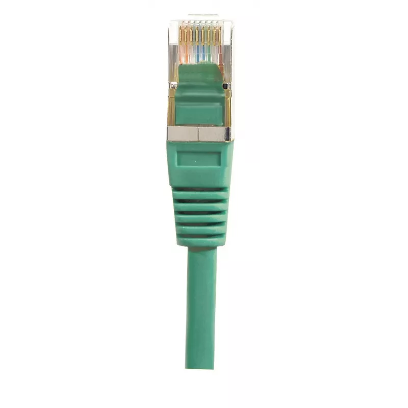 EXERTIS CONNECT Cat.6 F/UTP Patchkabel, Grün, 1,0 m, Slim Snagless 842102