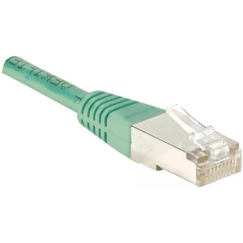 EXERTIS CONNECT Cat.6 F/UTP Patchkabel, Grün, 1,0 m, Slim Snagless 842102