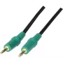EXERTIS CONNECT 3,5 mm Stereo-Audiokabel, Stecker auf Stecker, 10 m, Schwarz 108898