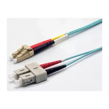 Ekivalan OM3 Duplex Glasfaser-Patchkabel LC/SC 2m Aqua COZOM3DCLC2SA0020A