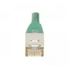 EXERTIS CONNECT Cat.6 F/UTP Patchkabel, Grün, 3,0 m, Slimline Snagless, RJ45 842302