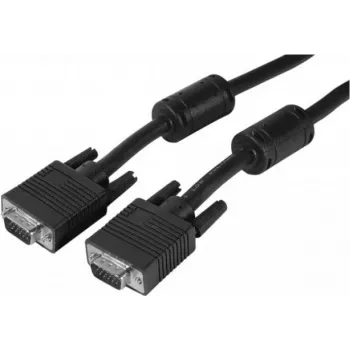 EXERTIS CONNECT SVGA-Monitorkabel, 15-poliger HD D-Sub Stecker-Stecker, 5,0 m, Schwarz 119720