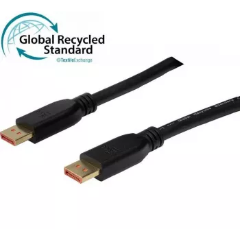 Exertis Connect DisplayPort 2.1 Kabel, 80 Gbit/s, UHBR20, 4:4:4, GRS, DisplayPort Stecker auf DisplayPort Stecker, 1,0 m 127241