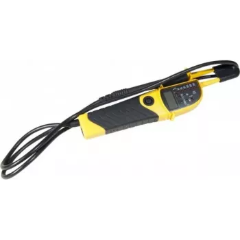 EXERTIS CONNECT Spannungsprüfer mit LCD-Anzeige und Hochspannungsanzeige, 12-600V AC/DC 045076