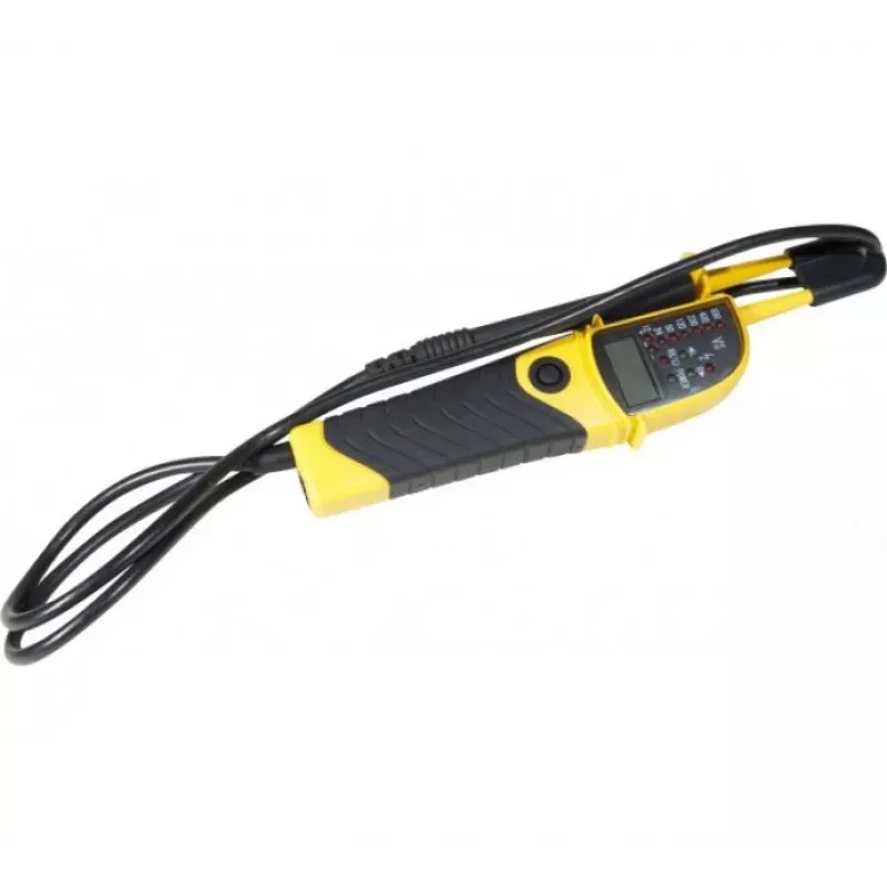 EXERTIS CONNECT Spannungsprüfer mit LCD-Anzeige und Hochspannungsanzeige, 12-600V AC/DC 045076