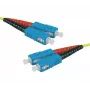 Exertis Connect HD LWL-Patchkabel, OS2 Singlemode, SC Duplex auf SC Duplex, UPC, Gelb, 15 m 392877