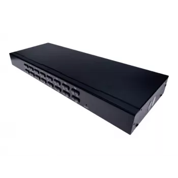 EXERTIS CONNECT 16-Port USB/PS/2 KVM-Switch mit OSD und IP-Fernzugriff 66310