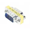 TECLINE Mini Gender Changer, 15-pol HD D-Sub Stecker auf Stecker für VGA (50408)