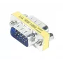 TECLINE Mini Gender Changer, 15-pol HD D-Sub Stecker auf Stecker für VGA (50408)