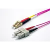 EKIVALAN OM4 Duplex Glasfaser-Patchkabel LC/SC, 50/125 µm, Heather Violet, 5 m COZOM4DCLC2SE0050A