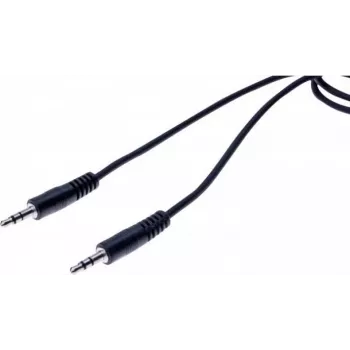 EXERTIS CONNECT 3,5 mm Stereo-Audiokabel Stecker auf Stecker 1,5 m Schwarz 108569