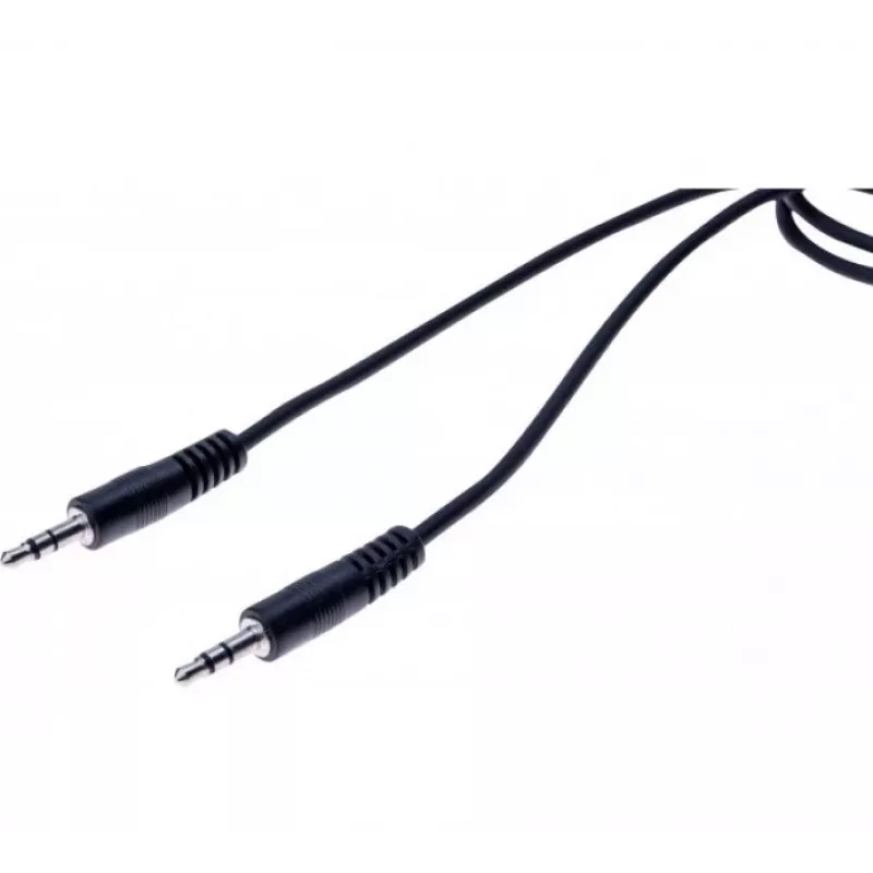 EXERTIS CONNECT 3,5 mm Stereo-Audiokabel Stecker auf Stecker 1,5 m Schwarz 108569