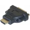 EXERTIS CONNECT HDMI auf DVI-I Adapter, HDMI Stecker auf DVI-I 24+5 Buchse, Schwarz 127951