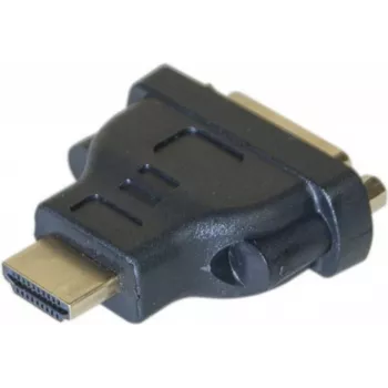 EXERTIS CONNECT HDMI auf DVI-I Adapter, HDMI Stecker auf DVI-I 24+5 Buchse, Schwarz 127951