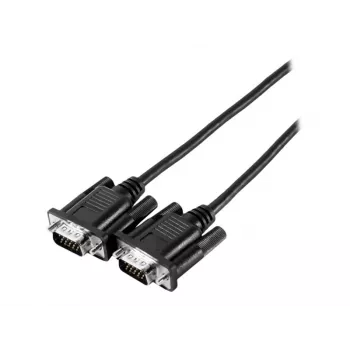 EXERTIS CONNECT SVGA-Monitorkabel Eco, 15-pol HD D-Sub Stecker-Stecker, 10,0 m, Schwarz 117740