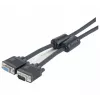 EXERTIS CONNECT SVGA-Monitorkabel, 15-pol HD D-Sub Stecker/Buchse, 10,0 m, Schwarz 119840