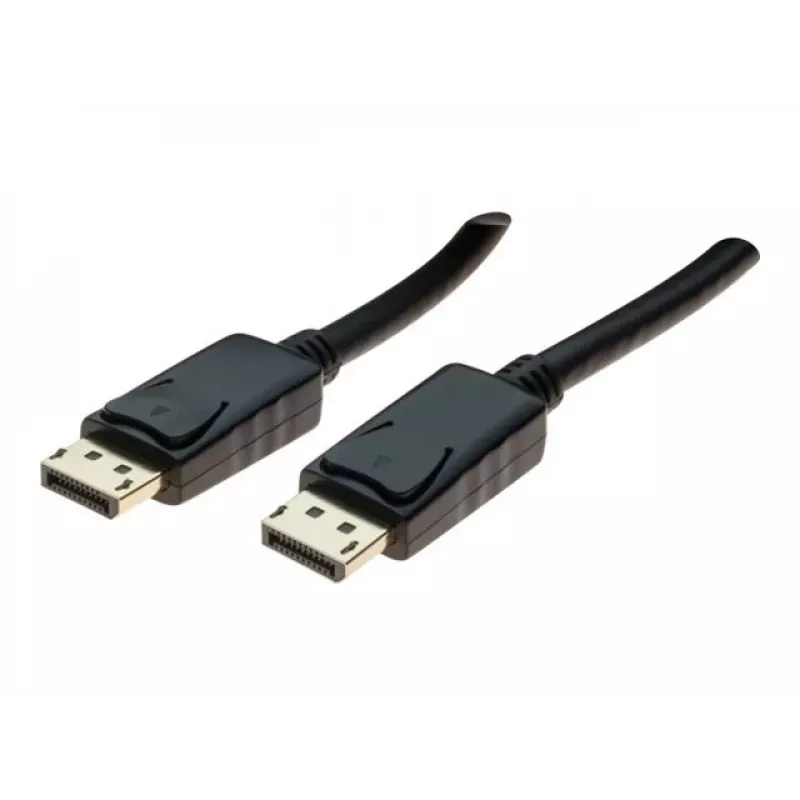 EXERTIS CONNECT DisplayPort-Kabel 1.1, DisplayPort Stecker auf Stecker, 10 m, Schwarz EXC128057