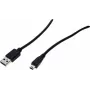 Exertis Connect USB 2.0 Kabel, USB-A Stecker auf Mini-USB Typ B Stecker, 5,0 m, Schwarz 532418