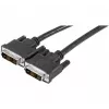 EXERTIS CONNECT DVI-D Single Link Monitor-Kabel, 18+1 Pin Stecker zu Stecker, 1,8 m, Schwarz 127475