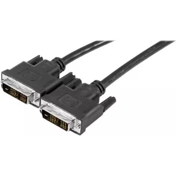 EXERTIS CONNECT DVI-D Single Link Monitor-Kabel, 18+1 Pin DVI-D Stecker zu DVI-D Stecker, 3,0 m, Schwarz 127480