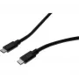 EXERTIS CONNECT USB 3.2 Gen 2x2 Kabel 20 Gbps / 240W USB-C auf USB-C, Schwarz, 1,5 m (532650)