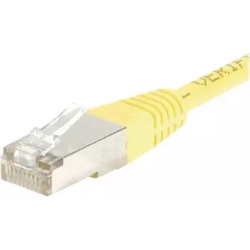 EXERTIS CONNECT Cat.6 F/UTP Patchkabel, Gelb, 10 m, Slim Bend Protection 245560