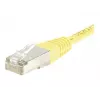 EXERTIS CONNECT Cat.6 F/UTP Patchkabel, Gelb, 10 m, Slim Bend Protection 245560