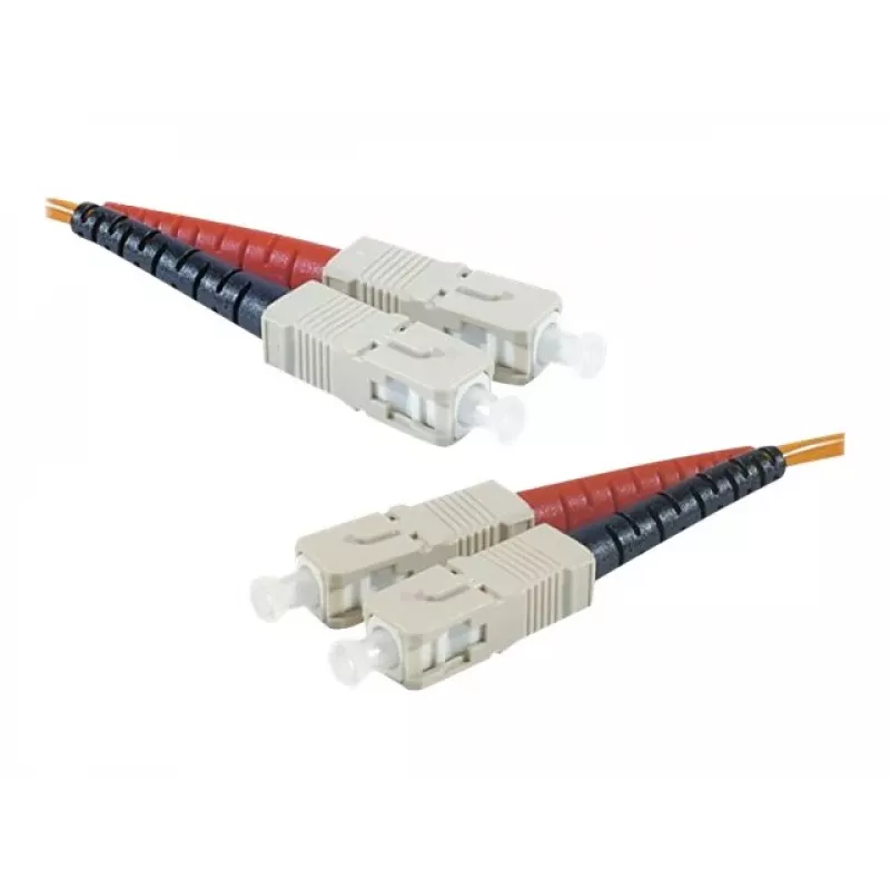 Exertis Connect SC/UPC auf SC/UPC OM2 Multimode LWL Patchkabel, 3m, Orange 392693