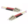 Exertis Connect OM4 Glasfaser-Patchkabel LC Duplex auf LC Duplex UPC, Erika-Violett, 7m 392785