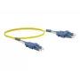 Exertis Connect LC/UPC auf LC/UPC Singlemode OS2 Duplex LWL Patchkabel, 10m, Gelb, LSZH 392936