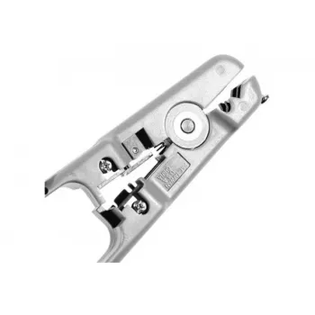 EXERTIS CONNECT Twisted-Pair-Kabelabisolierzange für UTP/STP, runde und flache Kabel, 3,5-9 mm Durchmesser 813100