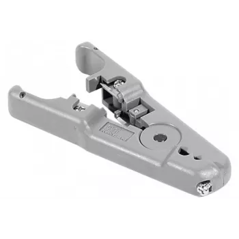 EXERTIS CONNECT Twisted-Pair-Kabelabisolierzange für UTP/STP, runde und flache Kabel, 3,5-9 mm Durchmesser 813100