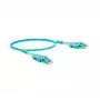 EXERTIS CONNECT Uniboot Glasfaser-Patchkabel, OM3 50/125µm, LC Duplex auf LC Duplex, UPC, Aqua, 5m 392944