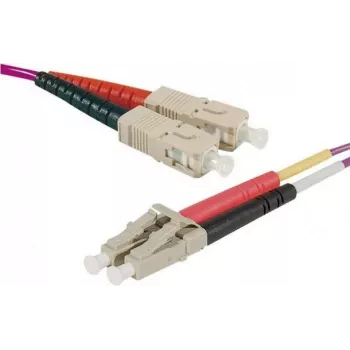 Exertis Connect OM4 Glasfaser-Patchkabel HD, LC Duplex auf LC Duplex, UPC, 15 m 392787