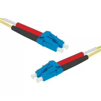 EXERTIS CONNECT OS2 LC Duplex auf LC Duplex UPC LWL-Patchkabel, 9/125 µm, Gelb, 15 m 392847