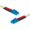 EXERTIS CONNECT OS2 LC Duplex auf LC Duplex UPC LWL-Patchkabel, 9/125 µm, Gelb, 15 m 392847