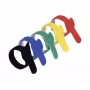 Exertis Connect Klett-Kabelbinder-Set, 210 mm x 16 mm, 15 Stück, 5 Farben (Schwarz, Blau, Grün, Gelb, Rot)