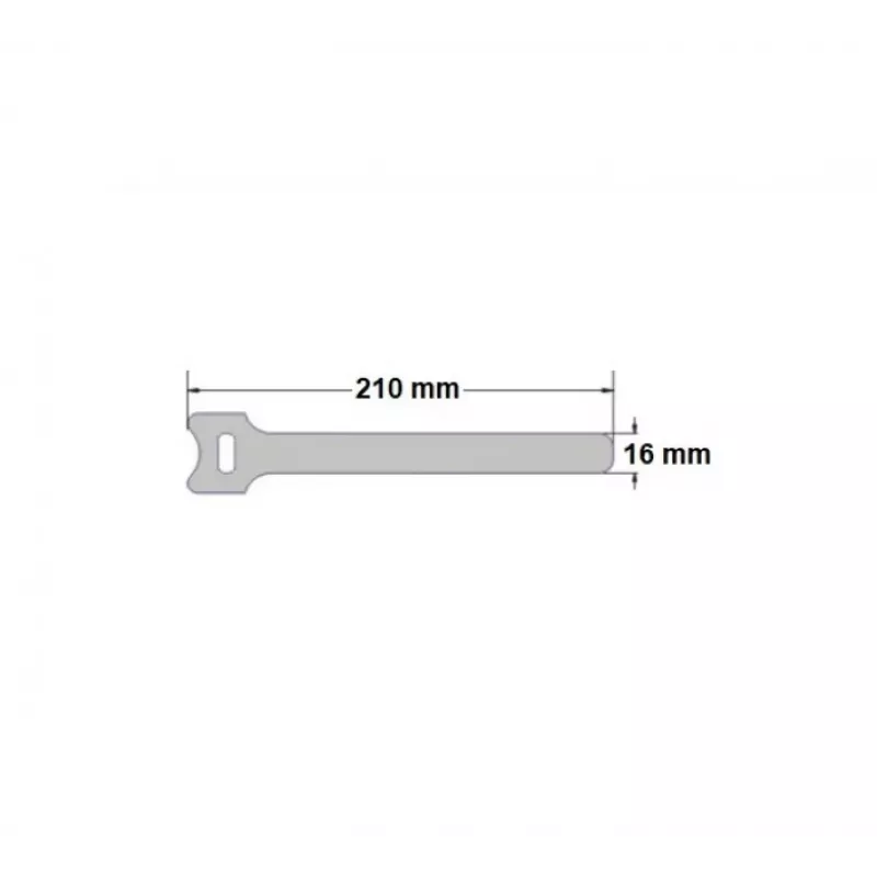 Exertis Connect Klett-Kabelbinder-Set, 210 mm x 16 mm, 15 Stück, 5 Farben (Schwarz, Blau, Grün, Gelb, Rot)