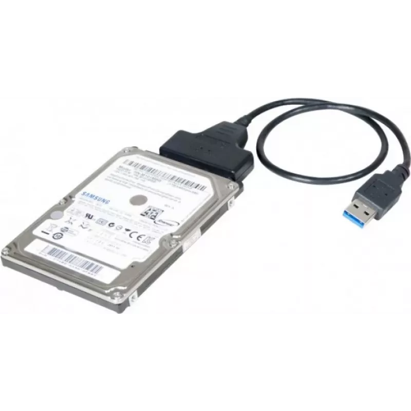 Exertis Connect 508305 USB 3.0 zu SATA Adapter für 2,5 inch SSD/HDD, Schwarz
