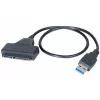 Exertis Connect 508305 USB 3.0 zu SATA Adapter für 2,5 inch SSD/HDD, Schwarz