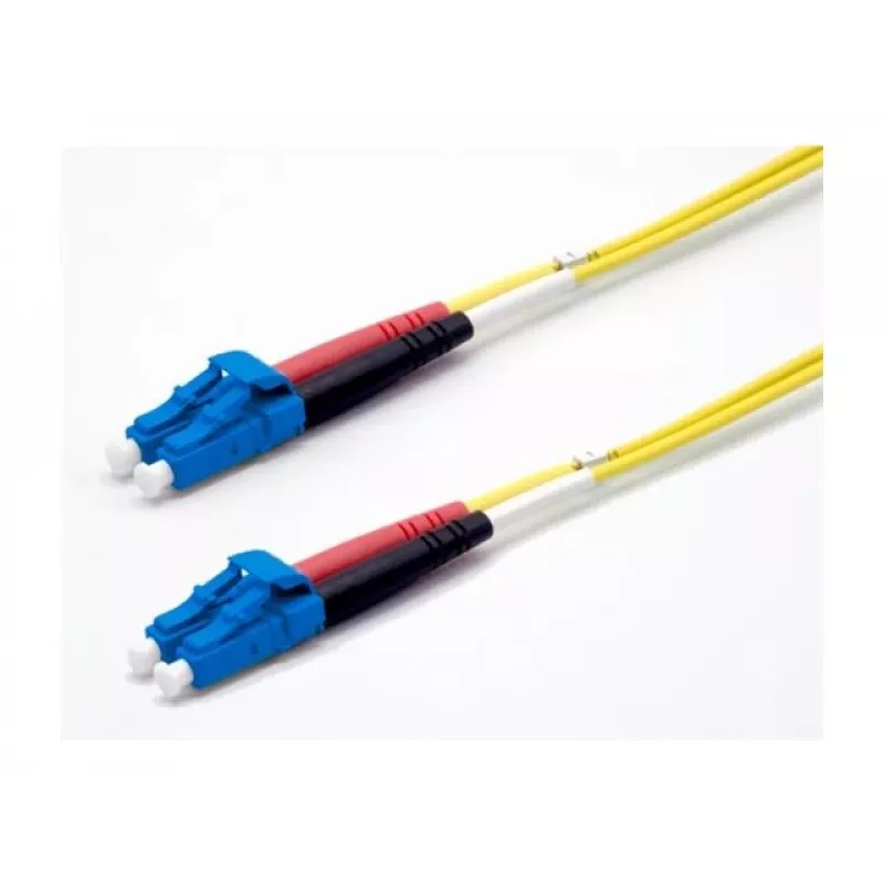 Ekivalan OS2 LC/LC Duplex Single-Mode Glasfaser-Patchkabel, 9/125 µm, LSZH, Gelb, 50 m COZ008LCLC2SJ0500A