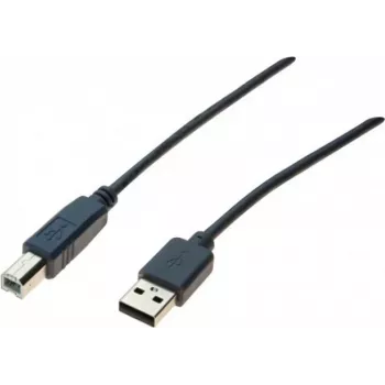 Exertis Connect USB 2.0 Kabel USB-A Stecker auf USB-B Stecker 1,0m Grau 532407
