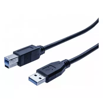 Exertis Connect USB 3.0 Typ-A Stecker auf Typ-B Stecker Kabel, 0,5 m, Schwarz 532463