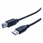 Exertis Connect USB 3.0 Typ-A Stecker auf Typ-B Stecker Kabel, 0,5 m, Schwarz 532463