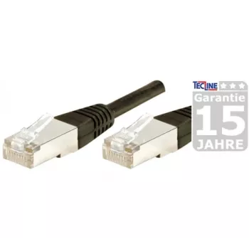 EXERTIS CONNECT Cat6 Outdoor wasserdichtes Patchkabel F/UTP, Schwarz, 50m 845050