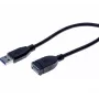 EXERTIS CONNECT Tecline 532462 USB 3.2 Gen 1 Kabel, USB-A auf USB-B, 3 m, Schwarz